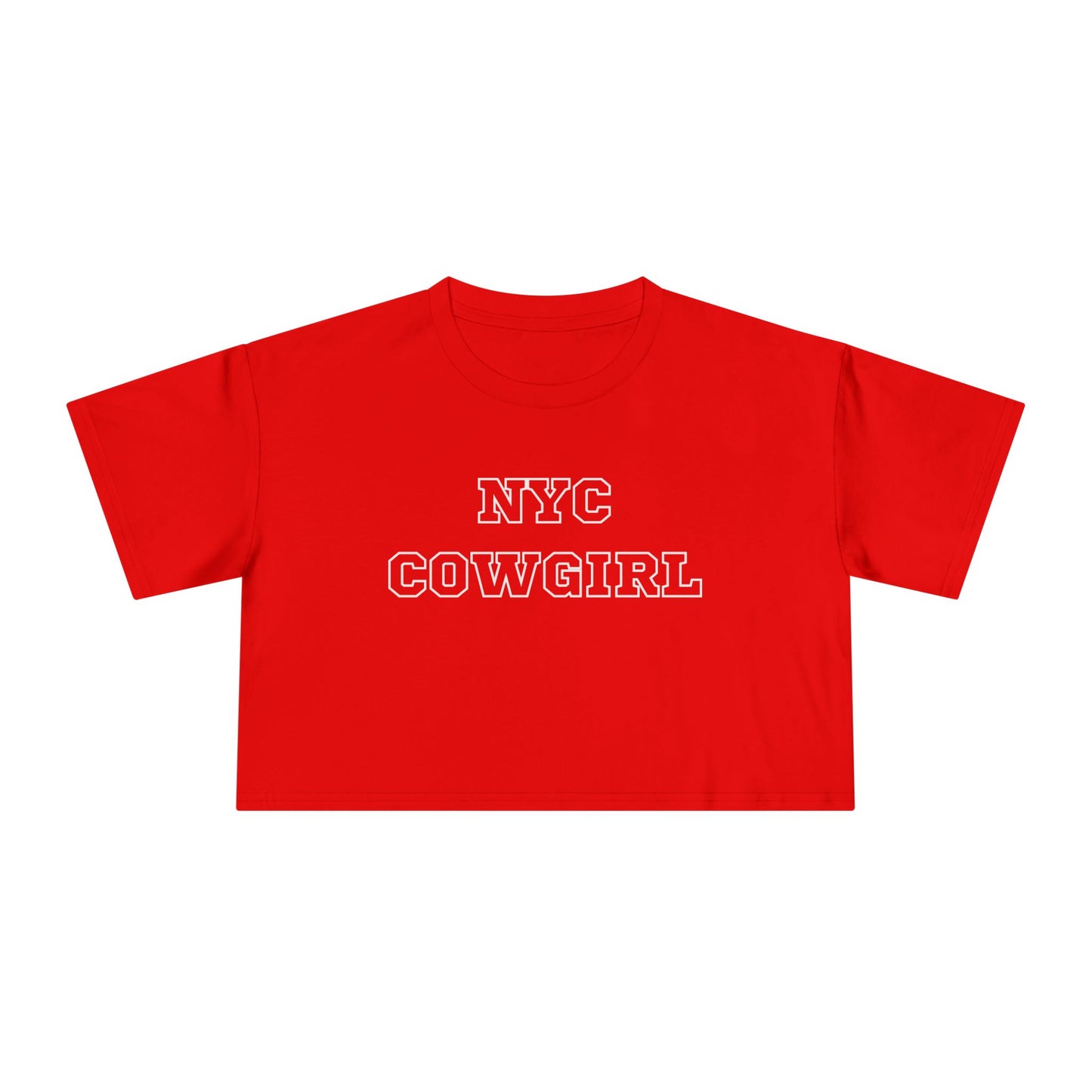 NYC Cowgirl Women's Crop Tee