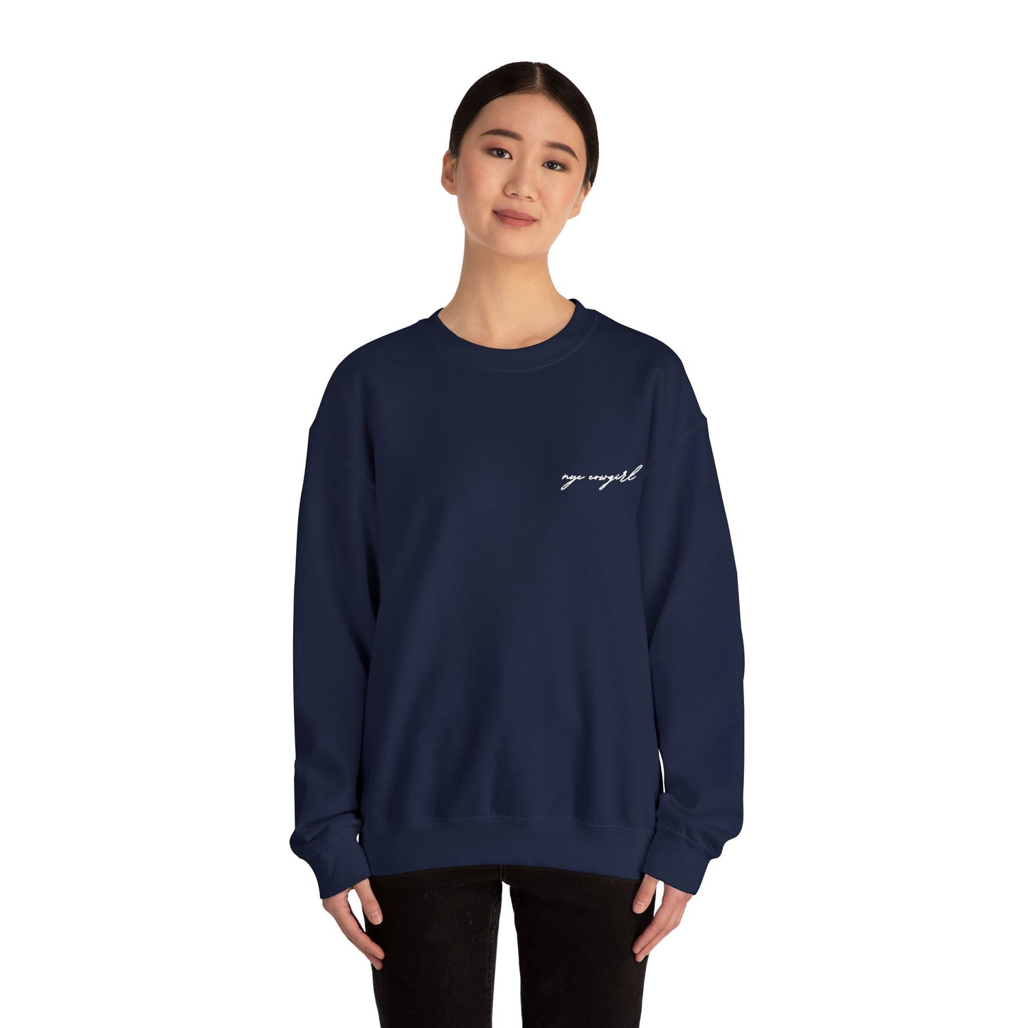 Fall Embroidered NYC Cowgirl Crewneck